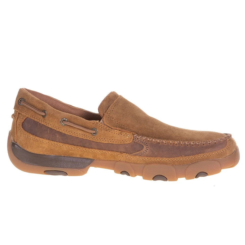 Twisted X Men's Twisted X Tan Suede Slip On Casual Shoe 5 Twisted X Men's Twisted X Tan Suede Slip On Casual Shoe - Image 5