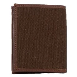 STS Ranch Wear Men's Chocolate Canvas Hidden Cash Wallet -jeans shop STS63875 2