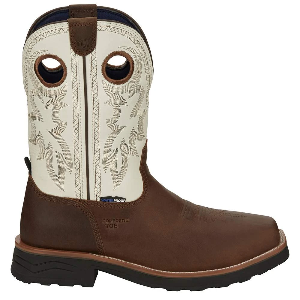 Tony Lama Mens Bark Fireball 11in Comp Toe WP Work Boot TW3302 5 Tony Lama Mens Bark Fireball 11in Comp Toe WP Work Boot TW3302 - Image 5