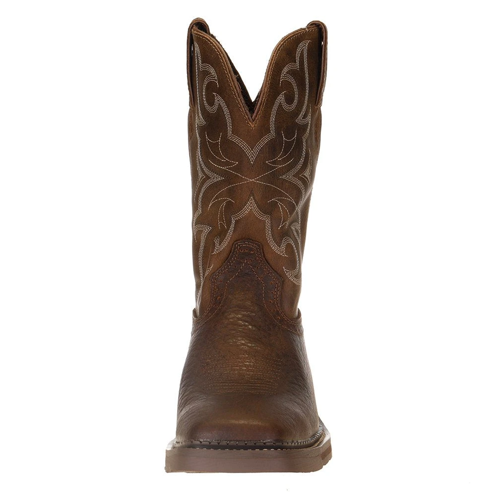 Justin Boot Company Men's Stampede Amarillo 11in. Cactus Top Soft Toe Work Boot 2 Justin Boot Company Men's Stampede Amarillo 11in. Cactus Top Soft Toe Work Boot - Image 2
