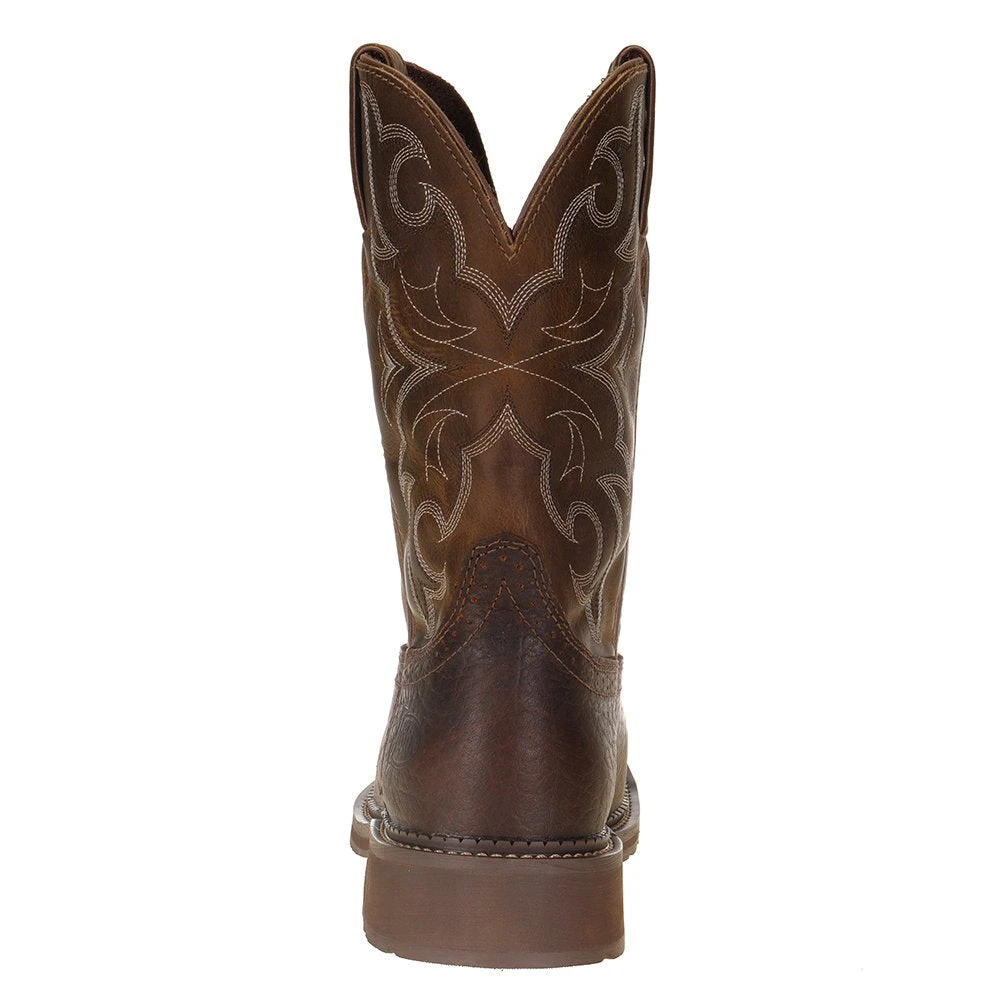 Justin Boot Company Men's Stampede Amarillo 11in. Cactus Top Soft Toe Work Boot 4 Justin Boot Company Men's Stampede Amarillo 11in. Cactus Top Soft Toe Work Boot - Image 4