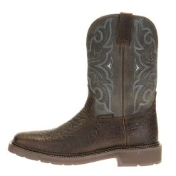 Justin Boots Men's Stampede H20 Amarillo 11in. Slate Embossed Top Soft Toe Work Boot 7 Justin Boots Men's Stampede H20 Amarillo 11in. Slate Embossed Top Soft Toe Work Boot -jeans shop WK4312 3