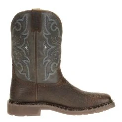Justin Boots Men's Stampede H20 Amarillo 11in. Slate Embossed Top Soft Toe Work Boot 9 Justin Boots Men's Stampede H20 Amarillo 11in. Slate Embossed Top Soft Toe Work Boot -jeans shop WK4312 5