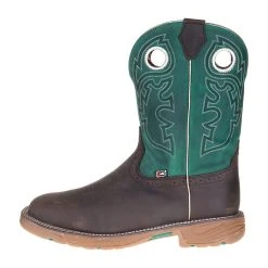 Justin Boot Company Men's H20 Rush Brown 11in. Green Top Soft Toe Work Boot 8 Justin Boot Company Men's H20 Rush Brown 11in. Green Top Soft Toe Work Boot -jeans shop WK4339 2