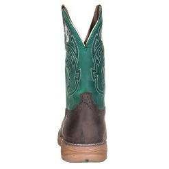 Justin Boot Company Men's H20 Rush Brown 11in. Green Top Soft Toe Work Boot 9 Justin Boot Company Men's H20 Rush Brown 11in. Green Top Soft Toe Work Boot -jeans shop WK4339 3