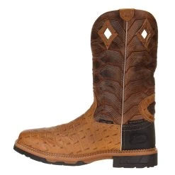 Justin Boot Company Men's Hybred Caramel Crock Print 12in. Buff Top Comp Toe Work Boot 8 Justin Boot Company Men's Hybred Caramel Crock Print 12in. Buff Top Comp Toe Work Boot -jeans shop WK4839 2