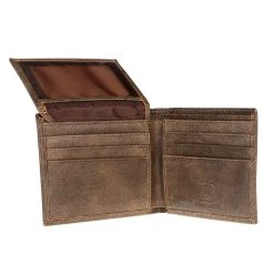 Western Fashion Men's Bifold Wallet With Tan -jeans shop XWCB NB1 3